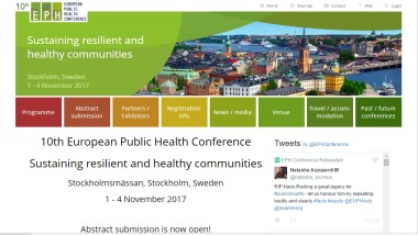 Al via a novembre la decima European Public Health Conference