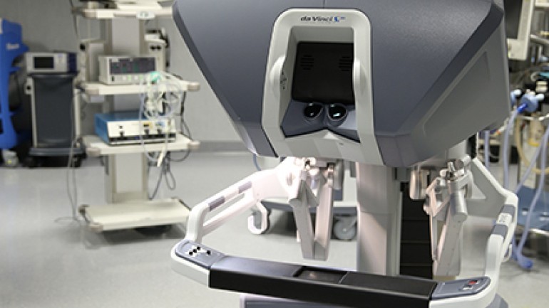 Prima gastrectomia robotica con il metodo Huscher 