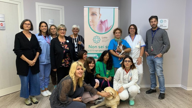 Pet therapy in reparto all’Ospedale Morgagni-Pierantoni
