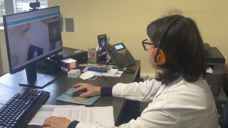 Prima visita cardiologica a distanza tramite tele-ecografia